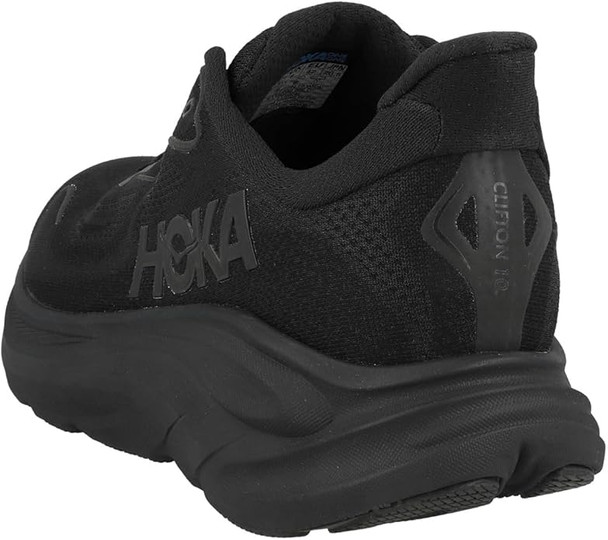 Hoka One Womens Clifton 10 Road Running Shoes - Black