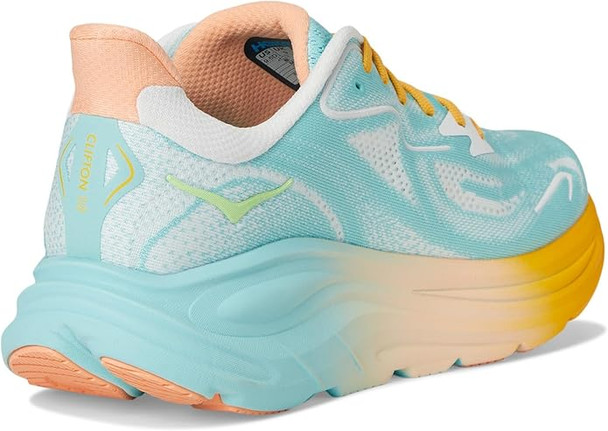 Hoka One Mens Clifton 10 Road Running Shoes - Blue Spark/White