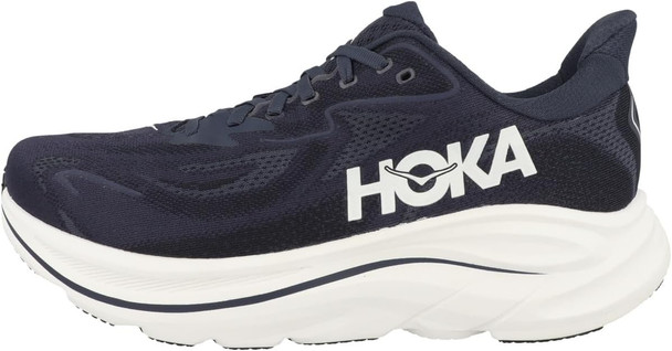 Hoka One Mens Clifton 10 Road Running Shoes - Navy/White