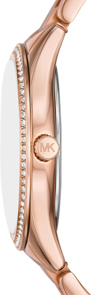 Michael Kors Mini Lauryn Rose Gold-Tone Ladies Watch and Jewelry Gift Set MK4850SET