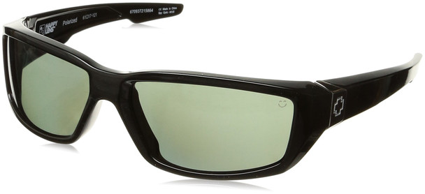 Spy Optic Dirty Mo Sunglasses - Black/Happy Gray/Green Polar 670937215864