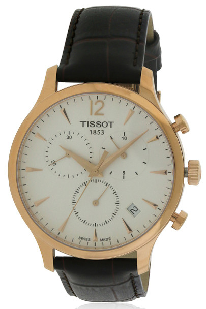 Tissot Tradition Leather Mens Watch T0636173603700