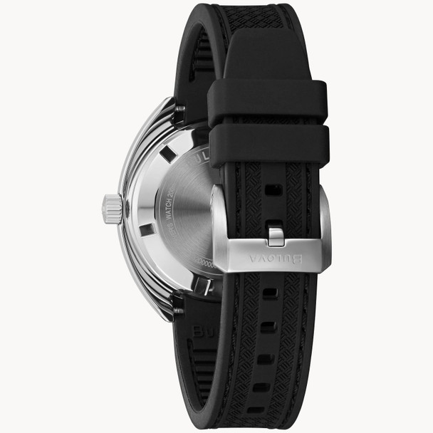 Bulova Oceanographer Automatic Rubber Mens Watch 96B350