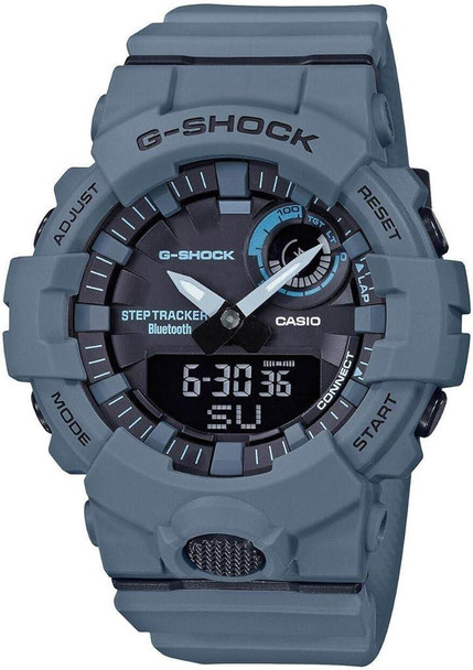 Casio G-Shock G-SQUAD Bluetooth Step Tracker Analog-Digital Mens Watch GBA800UC-2A