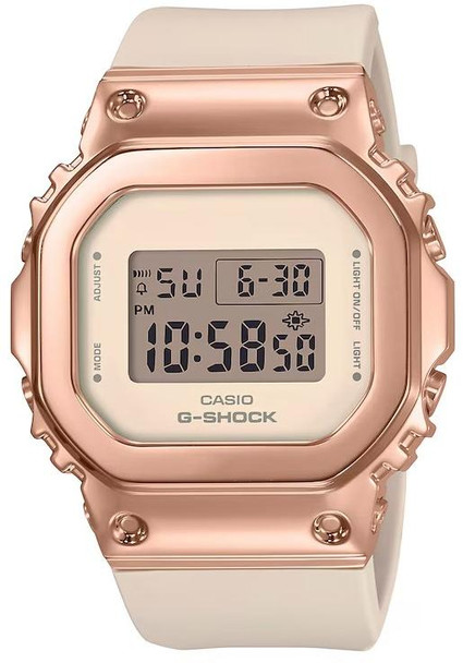 Casio G-Shock Metal Covered Digital Ladies Watch GMS5600PG-4 Casio G-Shock Metal Covered Digital Ladies Watch GMS5600PG-4