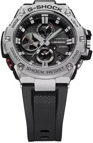 Casio G-Shock G-Steel Bluetooth Solar Analog Mens Watch GSTB100-1A Casio G-Shock G-Steel Bluetooth Solar Analog Mens Watch GSTB100-1A