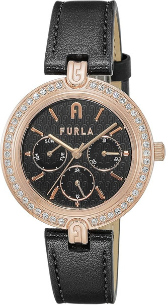 Furla Rose Gold-Tone Leather Ladies Watch WW00030002L3 WW003002L3 Furla Rose Gold-Tone Leather Ladies Watch WW00030002L3 WW003002L3
