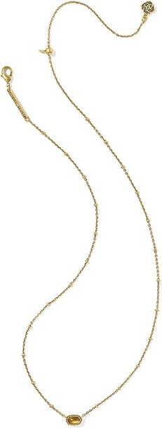 Kendra Scott Mini Elisa Vintage Gold Satellite Short Pendant 9608888449