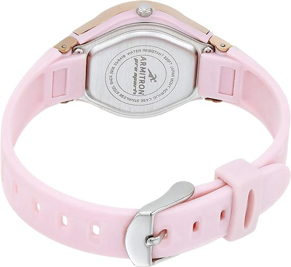 Armitron Sport Pink Plastic Ladies Watch 25-6418RGP