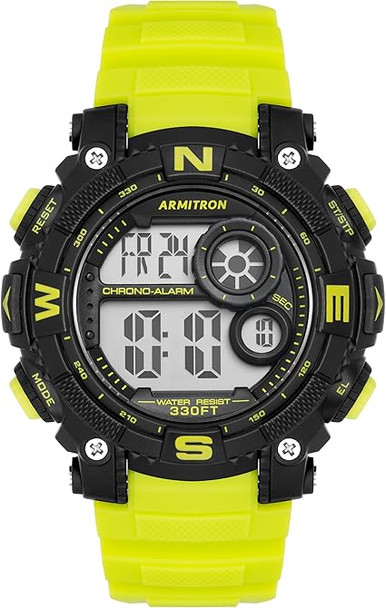 Armitron Sport Resin Digital Chronograph Mens Watch 40-8284BLG