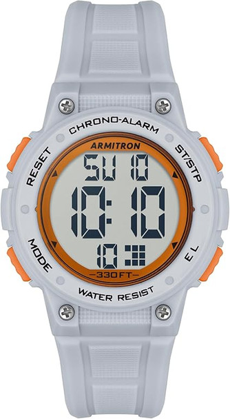 Armitron Sport Resin Digital Chronograph Ladies Watch 45-7086OGY