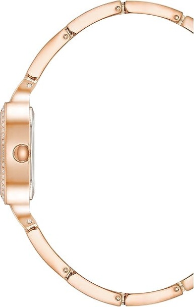 Armitron Rose Gold-Tone MOP Dial Crystal Accented Bracelet Ladies Watch 75-5902MPRG