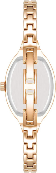 Armitron Rose Gold-Tone MOP Dial Crystal Accented Bracelet Ladies Watch 75-5902MPRG