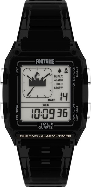 Timex X Fortnite LCA Digital Black Unisex Watch TW2W96500