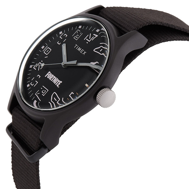 Timex Mk1 X Fortnite Quartz Black Dial Mens Watch TW2W97000