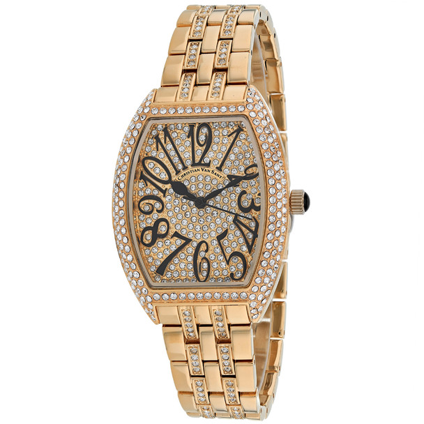 Christian Van Sant Ladies Elegant Sparkle Watch CV0262