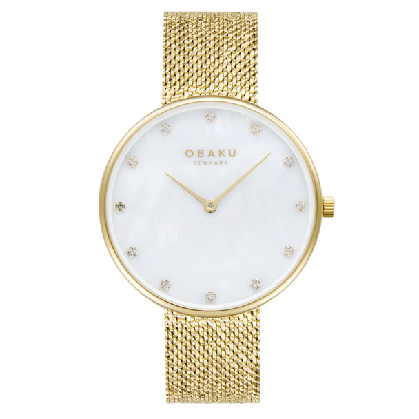 Obaku Ladies Glans Watch V288LXGWHG