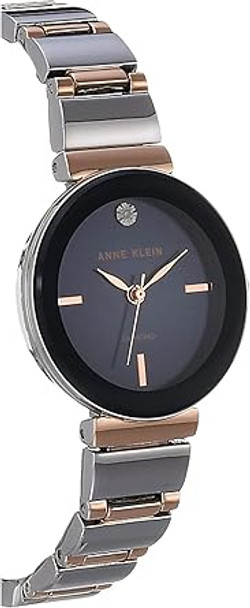 Anne Klein Genuine Diamond Dial Bracelet Ladies Watch AK/2435NVRT