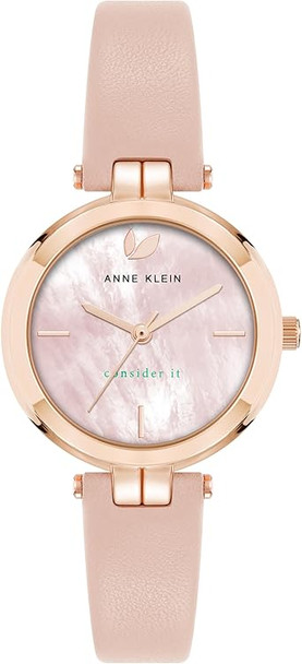 Anne Klein Sustainable Leather Strap Ladies Watch AK/5150BMBH