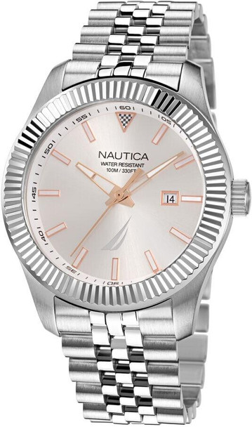 Nautica Pacific Beach Stainless Steel Mens Watch NAPPBS250