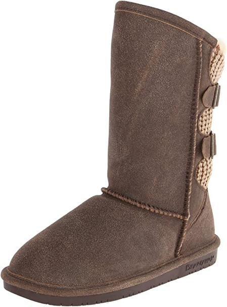 Bearpaw Womens Boshie Winter Boot - Hickory - Size 10