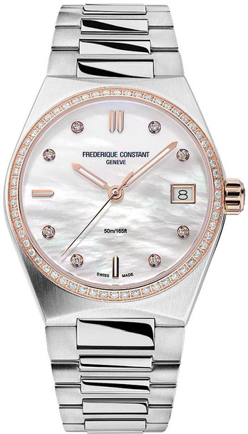 Frederique Constant Highlife Diamond Ladies Watch FC-240MPWD2NHD2B-SS