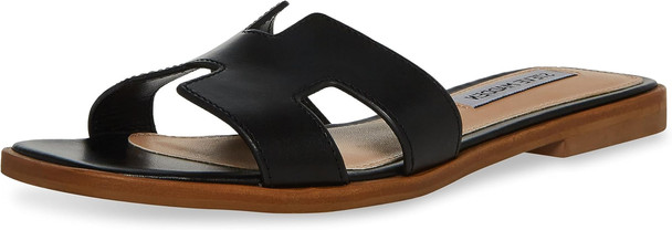 Steve Madden Hadyn Womens Slide - Black Leather