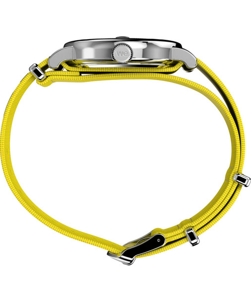 Timex Weekender 40mm Yellow Nylon Strap Unisex Watch TW2W99700