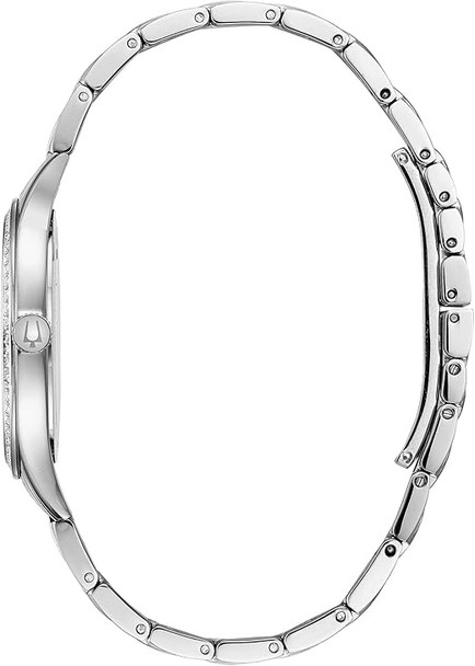 Bulova Classic Crystal Stainless Steel Ladies Watch 96M144