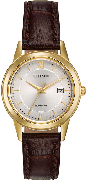Citizen Eco-Drive Leather Ladies Watch FE1082-05A