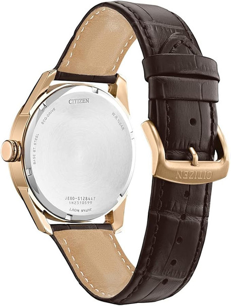 Citizen Eco-Drive Classic Ivory Dial Mens Watch AW0082-01A