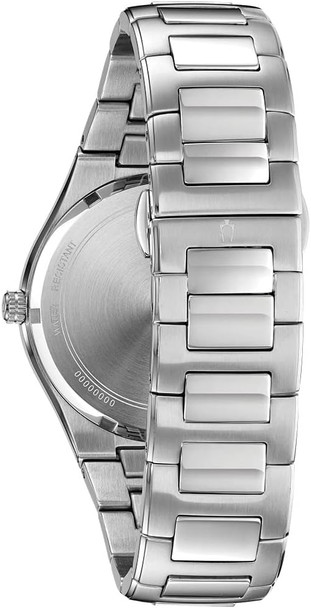 Bulova Classic Stainless Steel Multi-Function Diamond Accent Mens Watch 96D143
