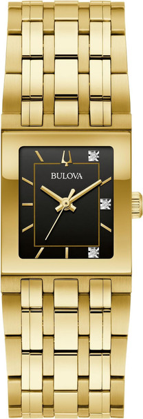 Bulova Marc Anthony Quadra Gold-Tone Ladies Watch 97P167