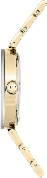 Anne Klein Gold-Tone Purple Dial with Second Hand Ladies Watch AK/1362PRGB