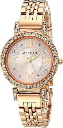 Anne Klein Premium Crystal Accented Bracelet Ladies Watch AK/2928TPRG