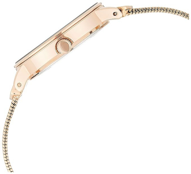 Anne Klein Rose Gold-Tone Diamond Dial Cable Bracelet Ladies Watch AK-3220RGRG AK/3220RGRG