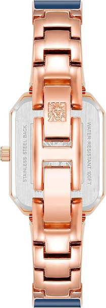 Anne Klein Genuine Diamond Dial Bangle Ladies Watch AK/4162NMRG