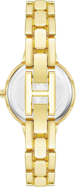 Anne Klein Petite Gold-Tone Diamond Dial Champagne Sunray Ladies Watch AK-4190CHGB AK/4190CHGB