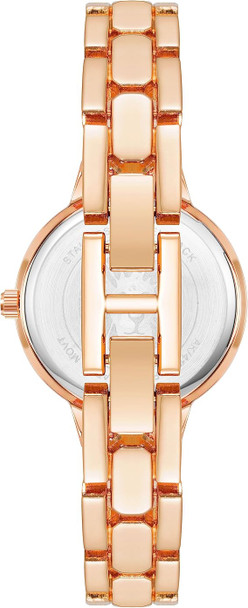 Anne Klein Petite Rose Gold-Tone Diamond Dial Analog Ladies Watch AK-4190RGRG AK/4190RGRG