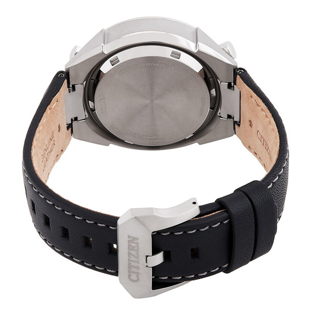 Citizen Limited Edition Promaster Tsuno Chrono Racer Blue Dial Leather Mens Watch AV0088-01L