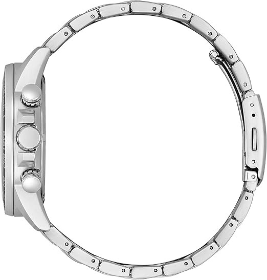 Citizen Brycen Chronograph Black Dial Stainless Steel Mens Watch CA0780-52E