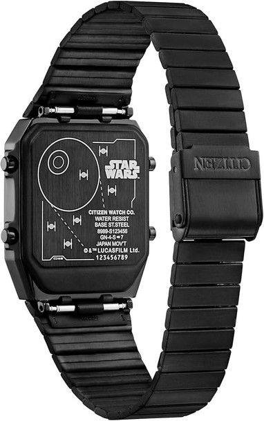 Citizen Star Wars Trench Run Analog-Digital Black Stainless Steel Mens Watch JG2109-50W