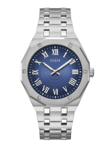 GUESS Mens Silver Tone Analog Watch GW0575G4