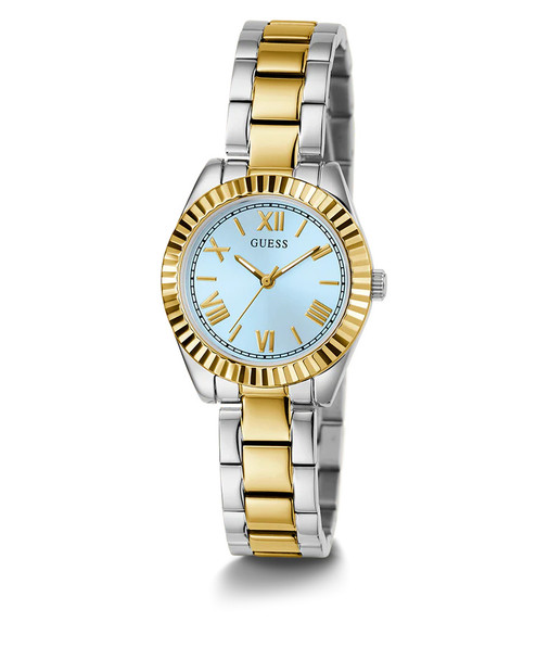 Guess Mini Luna Blue Dial Two-Tone Ladies Watch GW0687L4