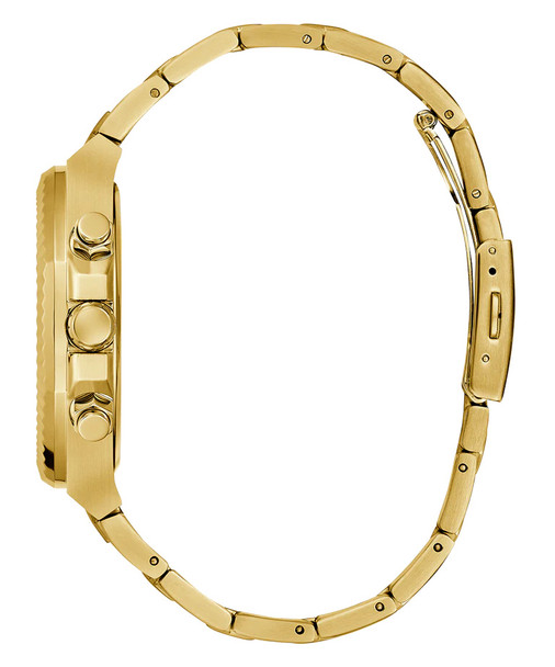 Guess Equity Multi-function Blue Dial Gold Tone Mens Watch GW0703G6