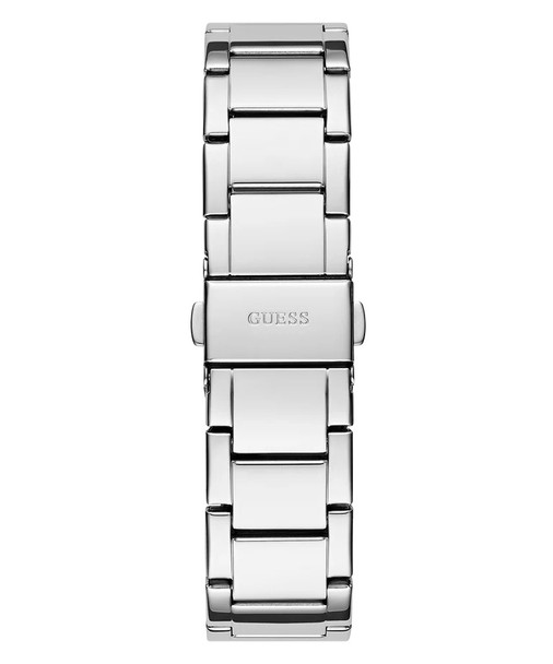 Guess 3D Peony Flower Silver Tone Ladies Watch GW0747L1