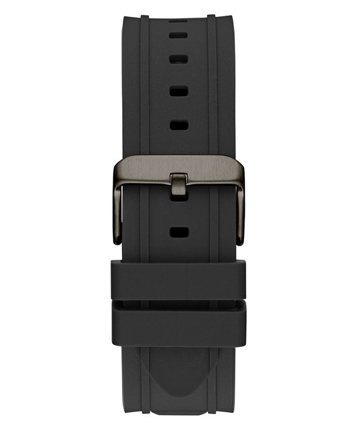 Guess Multi-function Black Silicone Two-Tone Mens Watch GW0799G1