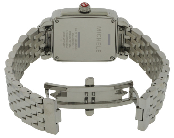 Michele Deco 16 Stainless Steel Diamond Ladies Watch MWW06V000002