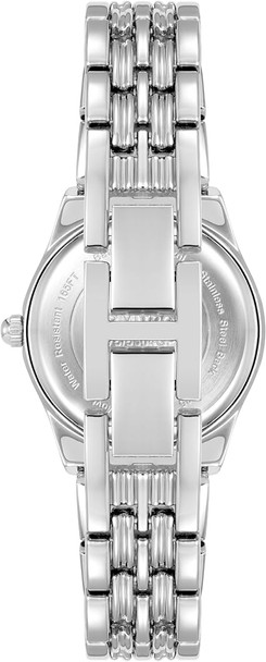 Armitron Easy-to-Read Silver-Tone Ladies Watch 75-5304BKSV