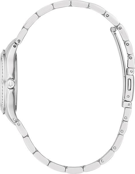 Bulova Crystal Black MOP Dial Ladies Watch 96L300